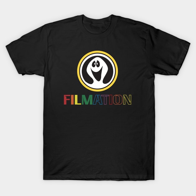 Filmation COLOR Ghost Logo T-Shirt by MikesDeadFormats